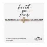 Sister Dulce Gift Shop, Catholic Store, Catholic Jewelry, Religious Jewelry, Catholic Bracelet, Religious Bracelet, Faith Over Fear Bracelet 