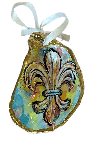 Sister Dulce Gift Shop, Catholic Store, Catholic Christmas Ornament, Religious Christmas Ornament,  Fleur de Lis Ornament