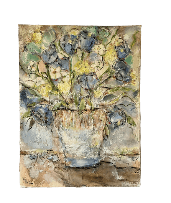 Floral Oil Painting Artwork Gail Hickman