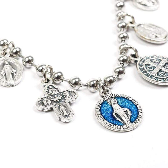 Sister Dulce Gift Shop, Catholic Store, Religious Store, Catholic Jewelry, Religious Jewelry,  Glory Saints and Angels Necklace 