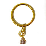 Gold Key Rings with Medal Air, Land, and Sea key ring Weisinger Designs