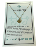 Gold Miraculous Mary Necklace Necklace, Sister Dulce Gift Shop, Catholic Jewelry,
