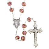Hand Painted Rosary Amethyst, Sister Dulce Gift Shop, Catholic Store,