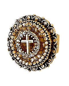 Sister Dulce Gift Shop, Catholic Store, Catholic Ring, Mustard Seed Ring, Cross Ring
