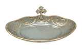 Large Prayer Bowl Green Prayer Bowl, Pamela Sack, cypress gift shop, 
