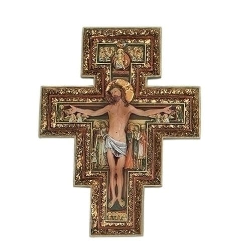 Large San Damiano Cross Crucifix Roman Gifts