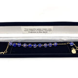 Luminous Fatima Rosary Bracelet Blue Bracelet Contreras Religious Art