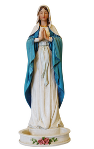 Madonna Rosary Holder Statue, Sister Dulce Gift Shop, Catholic Store, Religious Store,  Madonna Statue, Mary Statue, Mary Rosary 