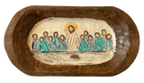 Sister Dulce Gift Shop, Catholic Store,  Catholic Art, Religious Art, Last Supper Bread Bowl, Religious Bread Bowl