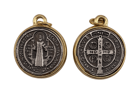 Mixed Metal St. Benedict Medal Medal San Francis Imports Inc.