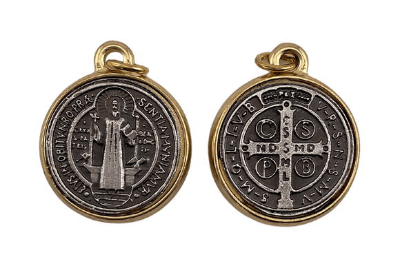 Mixed Metal St. Benedict Medal Medal San Francis Imports Inc.