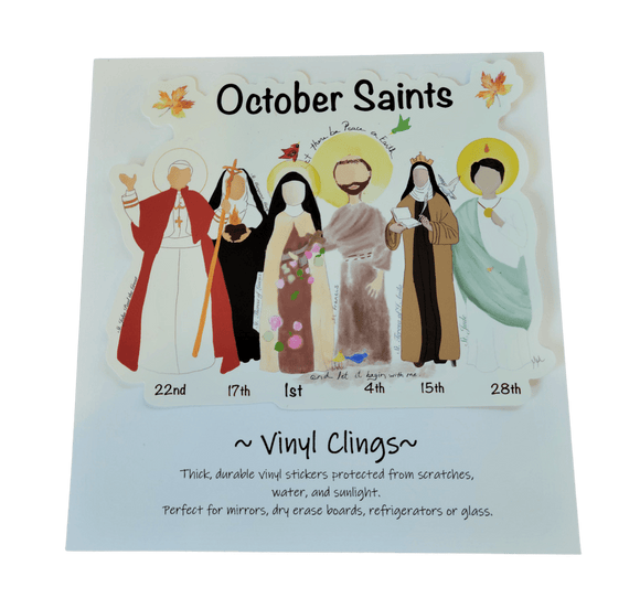 Sister Dulce Gift Shop, Catholic Store, Catholic Art, October Saints Clings