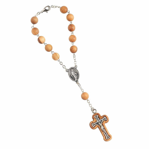Sister Dulce Gift Shop, Catholic Store, Auto Rosary, Olive Wood Auto Rosary, Rosary 