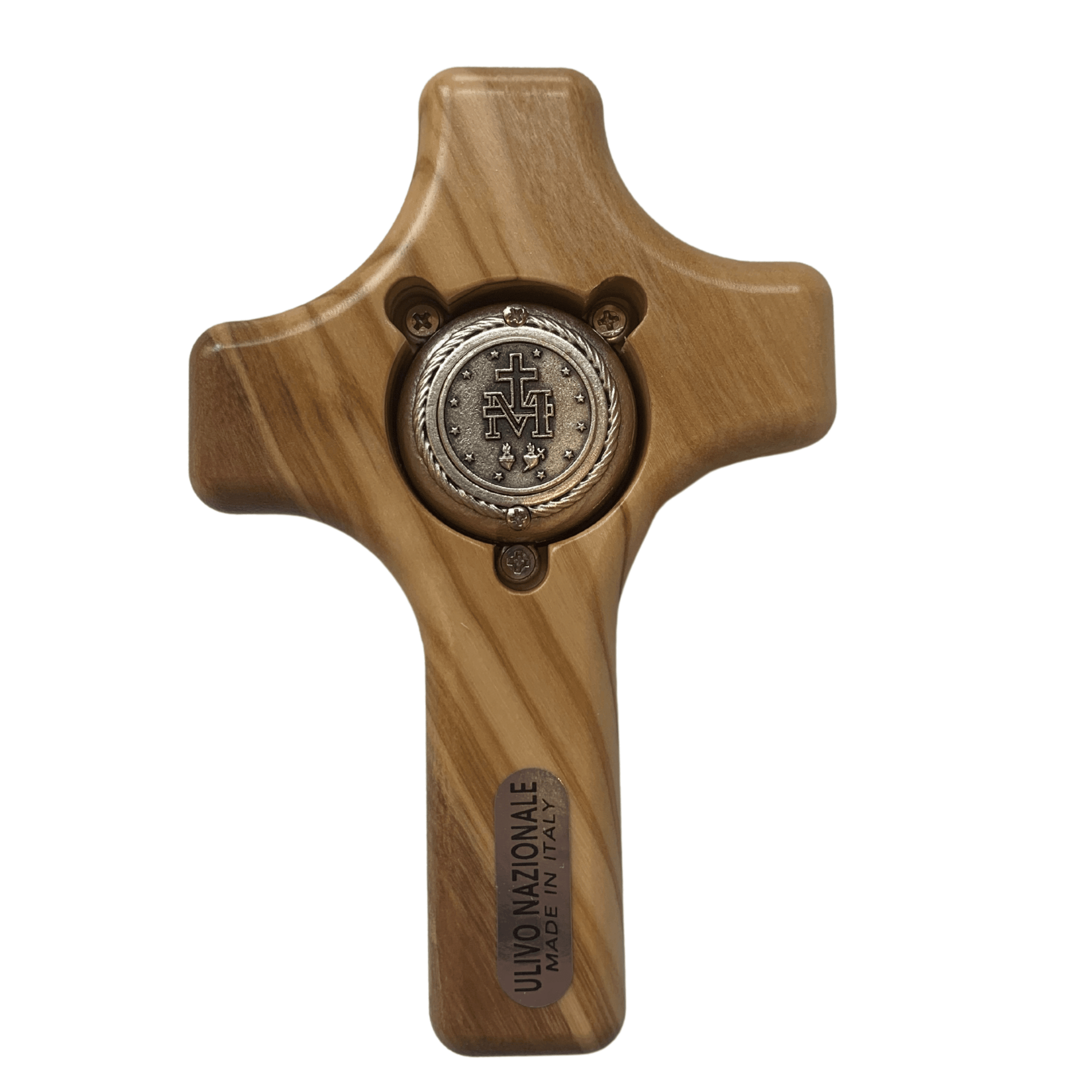Praying Olive Wood Holding Cross Cypress Springs Gift Shop