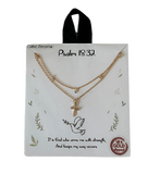 Sister Dulce Gift Shop, Catholic Store, Catholic Jewelry, Catholic Necklace, Religious Necklace,  Cross Necklace, Psalm 18:32 Necklace
