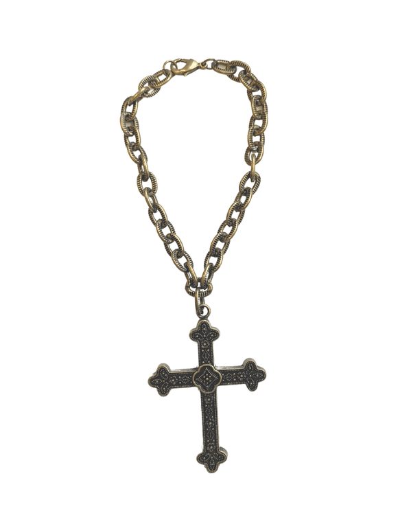 Rearview Mirror Blessing - Chain Cross Religious Cypress Springs Gift Shop