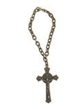Rearview Mirror Blessing - Chain Saint Benedict Crucifix Religious Cypress Springs Gift Shop