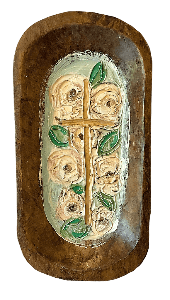 Sister Dulce Gift Shop, Catholic Store,  Catholic Art, Cross Dough Bowl