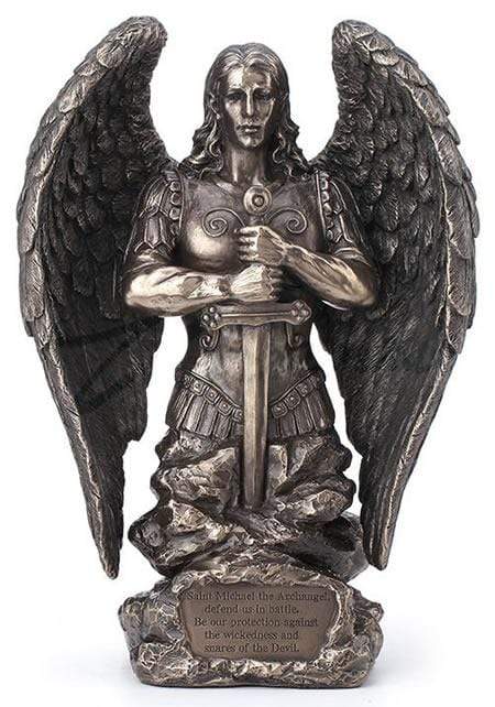 Saint Michael Prayer Monument Statue, Sister Dulce Gift Shop, Catholic Store,