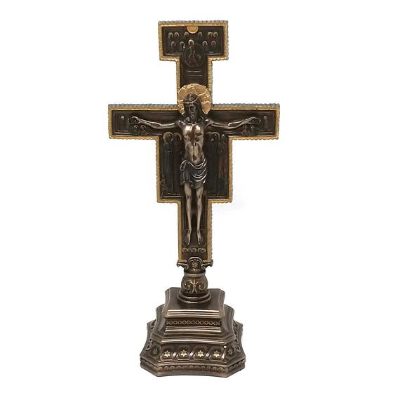 San Damiano on Stand, Sister Dulce Gift Shop, Catholic Store, Religious Store, Crucifix 