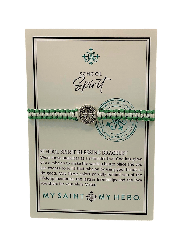 Sister Dulce Gift Shop, Catholic Store, Catholic Jewelry, Catholic Bracelet, School Spirit Bracelet, St. Benedict Bracelet