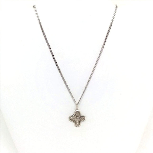 Sterling Silver Four-Way Cross Necklace Christian Brands