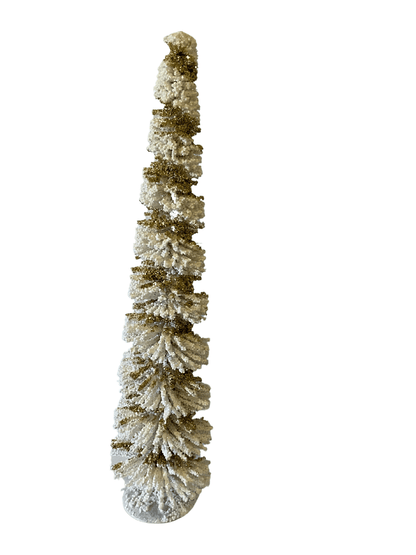 Gold and White Christmas Tree, Sister Dulce Gift Shop,