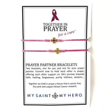 Together in Prayer for a Cure Bracelets Gold Bracelet My Saint My Hero