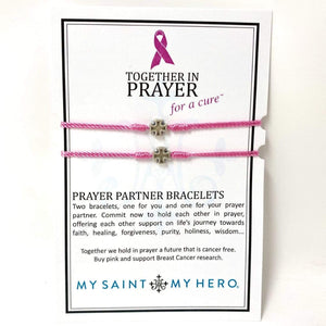 Together in Prayer for a Cure Bracelets Gold Bracelet My Saint My Hero