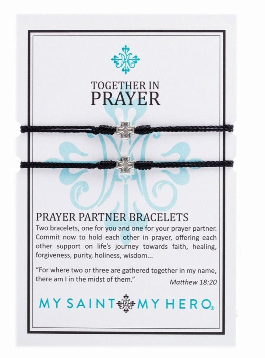 Sister Dulce Gift Shop, Catholic Store, Catholic Jewelry, Religious Jewelry, Catholic Bracelet, Religious Bracelet, Together in Prayer Bracelet, Prayer Partner Bracelets