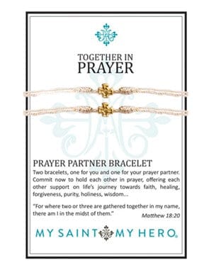 Sister Dulce Gift Shop, Catholic Store, Catholic Jewelry, Religious Jewelry, Catholic Bracelet, Religious Bracelet,  Together in Prayer Bracelet, Prayer Partner Bracelets 