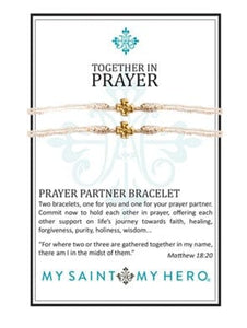 Sister Dulce Gift Shop, Catholic Store, Catholic Jewelry, Religious Jewelry, Catholic Bracelet, Religious Bracelet, Together in Prayer Bracelet, Prayer Partner Bracelets