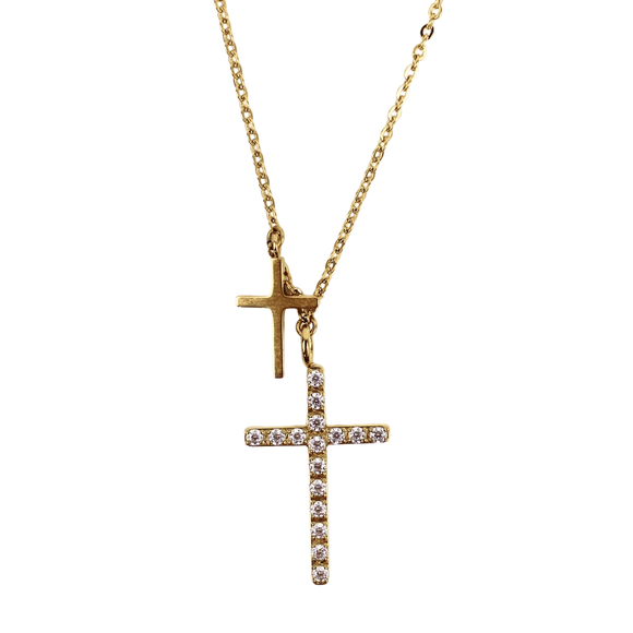 Sister Dulce Gift Shop, Catholic Store, Religious Store,  Walk by Faith Necklace, Cross Necklace 