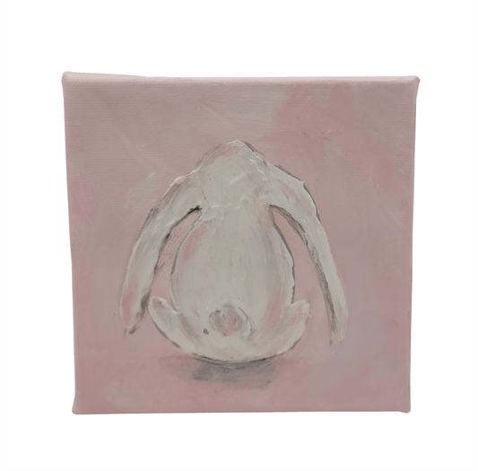 Sister Dulce Gift Shop, Catholic Store, Religious Store, Catholic Art, Spring Art,  Easter Bunny on Canvas 