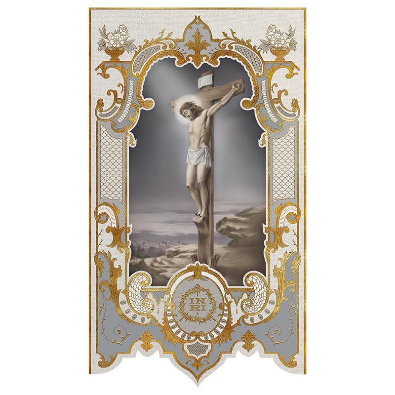 Sister Dulce Gift Shop, Catholic Store, Catholic Window Cling, Crucifix Window Cling